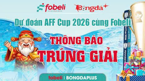 Thông báo trúng giải Dự đoán trận đấu Việt Nam vs Singapore